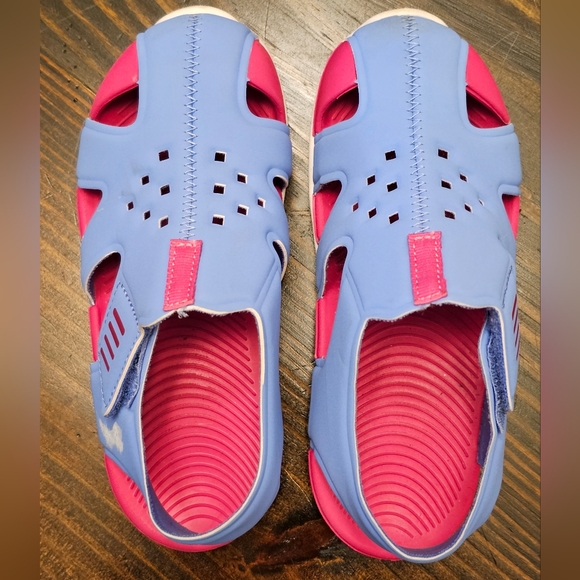 Wonder Nation Toddler Girls Bump Toe Sandals Size 11/12 - Picture 1 of 8